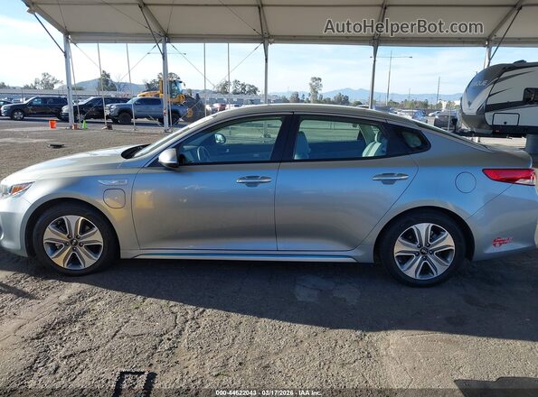 KNAGV4LD5H5016924 2017 KIA OPTIMA PLUG-IN HYBRID Silver Панорамний вид салону 360°