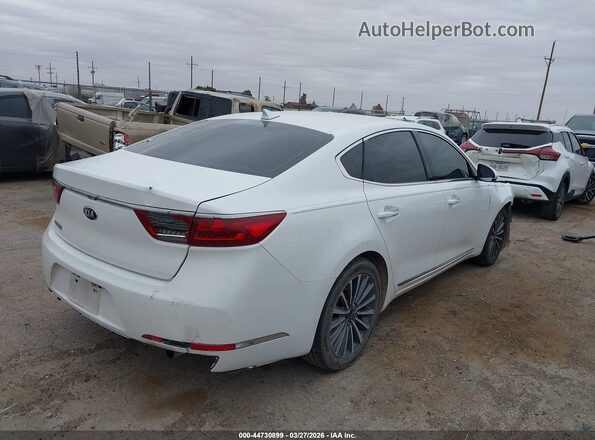 KNALB4J10J5103992 2018 KIA CADENZA Белый Задняя правая четверть