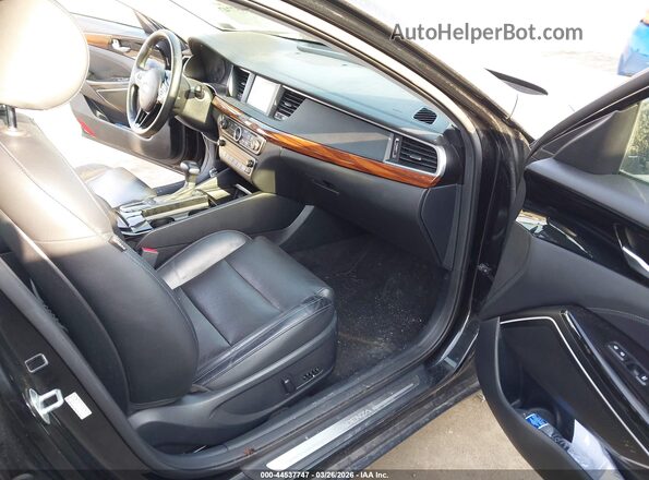 KNALB4J13H5046052 2017 KIA CADENZA Black Вид салону спереду