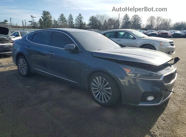 KNALB4J17H5039332 2017 KIA CADENZA Gray Delantero derecho