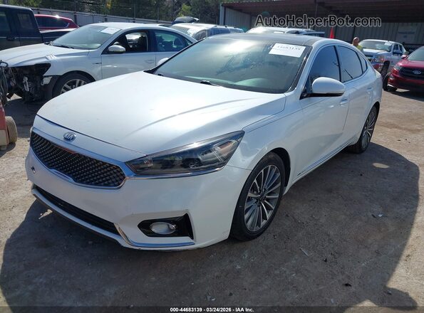 KNALC4J12H5090427 2017 KIA CADENZA White Передня ліва чверть