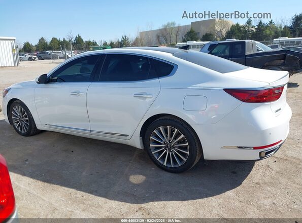 KNALC4J12H5090427 2017 KIA CADENZA White Вид задньої частини салону