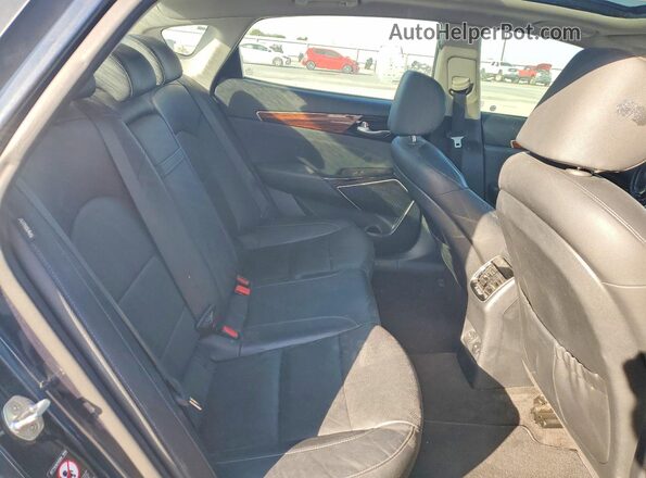 KNALC4J12J5098047 2018 KIA CADENZA Black Rear seats view