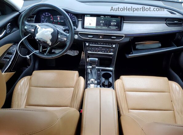 KNALC4J14L5232835 2020 KIA CADENZA Charcoal Вид панелі приладів
