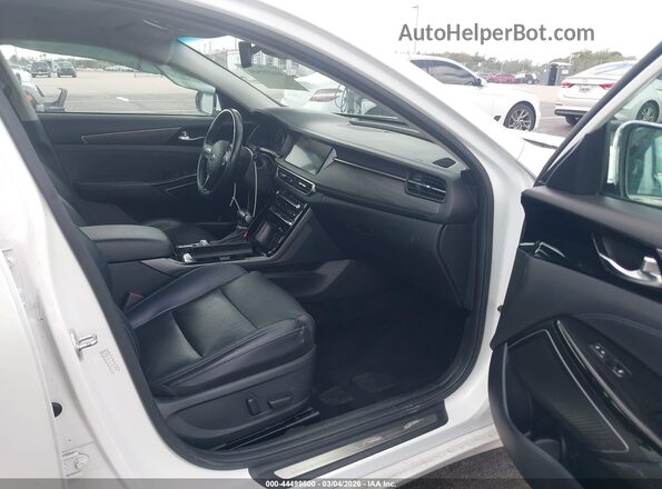 KNALC4J1XL5219989 2020 KIA CADENZA White Вид салону спереду