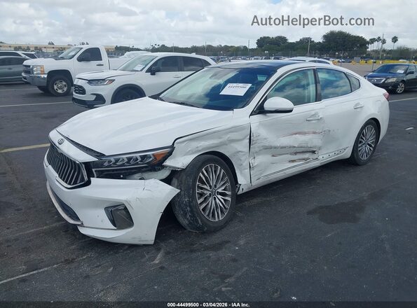 KNALC4J1XL5219989 2020 KIA CADENZA White Передня ліва чверть