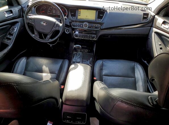 KNALN4D79G5209292 2016 KIA CADENZA Silver Widok deski rozdzielczej