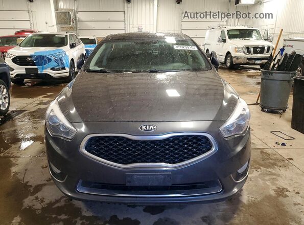 KNALN4D79G5217599 2016 KIA CADENZA Gray Vista frontal