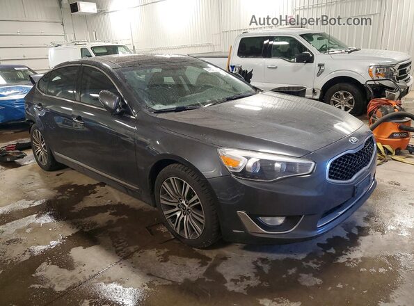 KNALN4D79G5217599 2016 KIA CADENZA Gray Delantero derecho