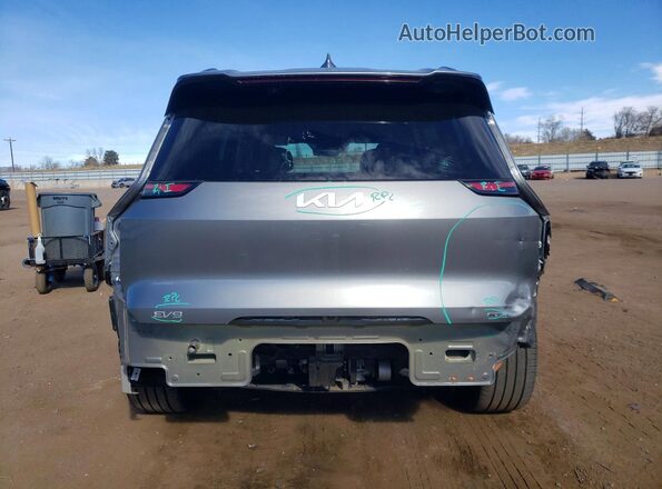 KNDAEFS59R6038063 2024 KIA EV9 Gray Widok z tyłu