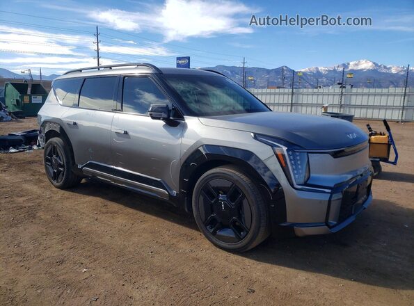 KNDAEFS59R6038063 2024 KIA EV9 Gray Przód prawy