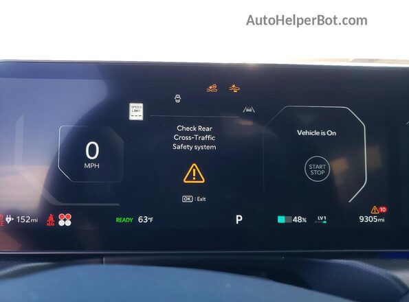 KNDAEFS59R6038063 2024 KIA EV9 Gray Widok zestawu wskaźników