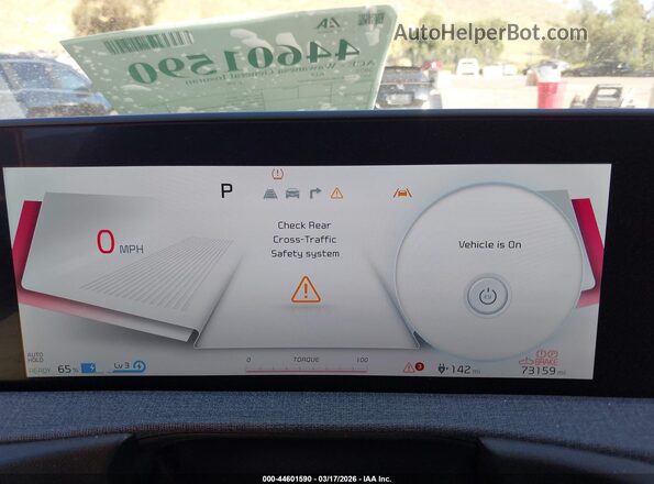 KNDC34LA5N5059703 2022 KIA EV6 White 