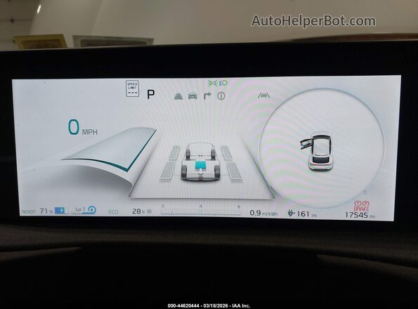 KNDC3DLC7R5210032 2024 KIA EV6 White Հետևի նստատեղերի տեսք