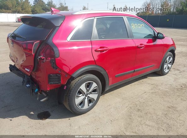 KNDCB3LC3M5463564 2021 KIA NIRO Red Rear right