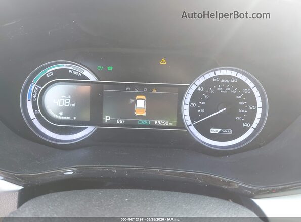 KNDCB3LC3M5463564 2021 KIA NIRO Red Rear seats view