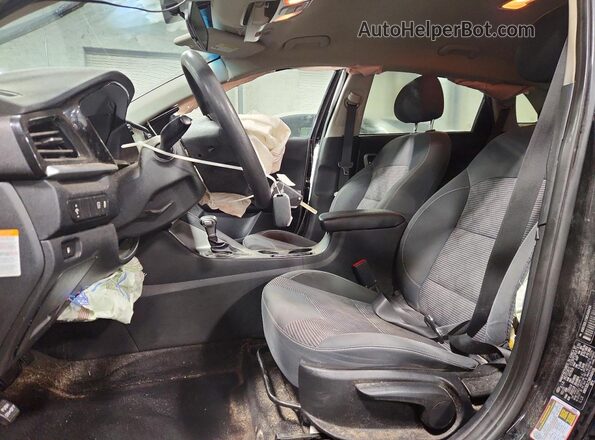KNDCB3LC5M5468426 2021 KIA NIRO Black Вид салону спереду