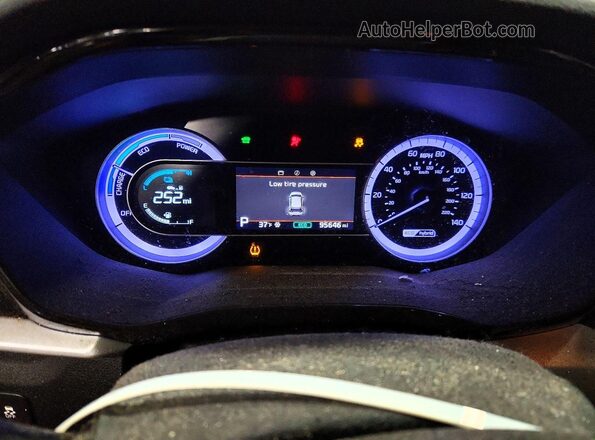 KNDCB3LC5M5468426 2021 KIA NIRO Black Вид щитка приладів