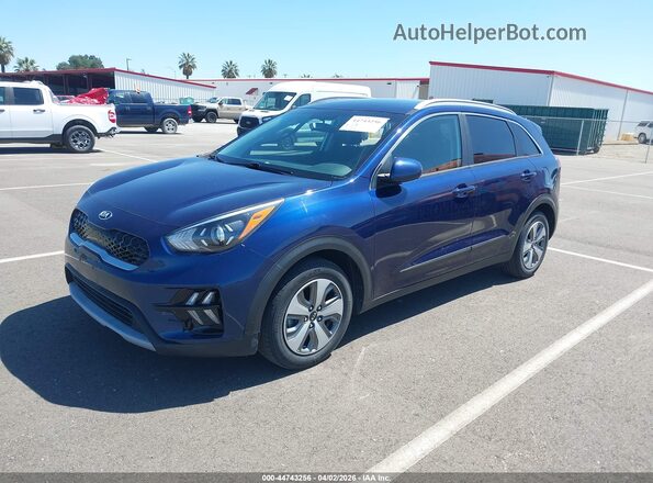 KNDCB3LC7M5470663 2021 KIA NIRO Blue Przód lewy
