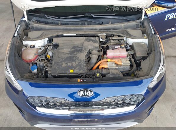 KNDCB3LC7M5470663 2021 KIA NIRO Blue Widok z tyłu