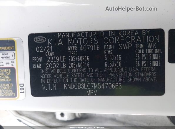 KNDCB3LC7M5470663 2021 KIA NIRO Blue Widok komory silnika