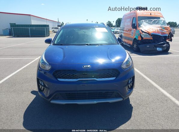 KNDCB3LC7M5470663 2021 KIA NIRO Blue Widok wnętrza z tyłu