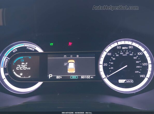 KNDCB3LC7M5470663 2021 KIA NIRO Blue Widok tylnych siedzeń