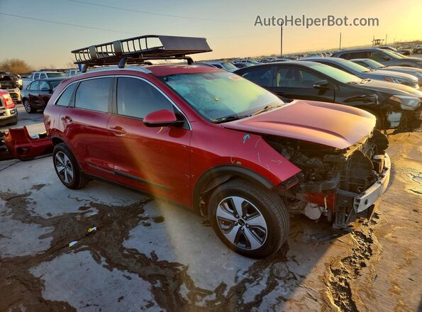 KNDCB3LC8M5486922 2021 KIA NIRO Maroon წინა მარჯვენა