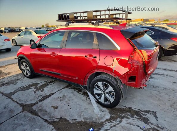 KNDCB3LC8M5486922 2021 KIA NIRO Maroon უკანა მარცხენა
