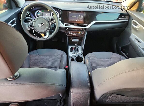 KNDCB3LC8M5486922 2021 KIA NIRO Maroon წინა პანელის ხედი