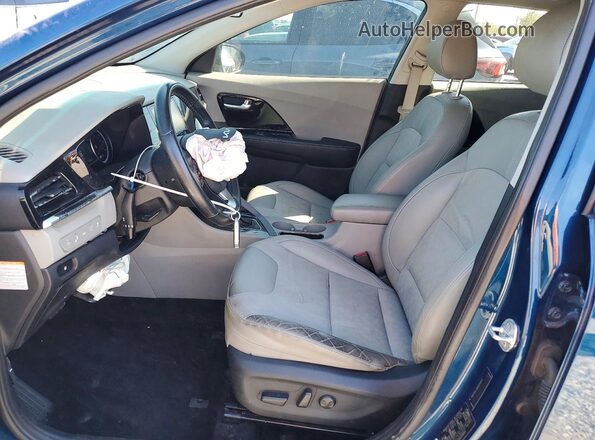 KNDCB3LC8N5509004 2022 KIA NIRO Blue Front interior view