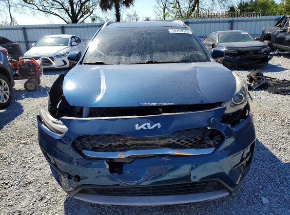 KNDCB3LC8N5509004 2022 KIA NIRO Blue Front view
