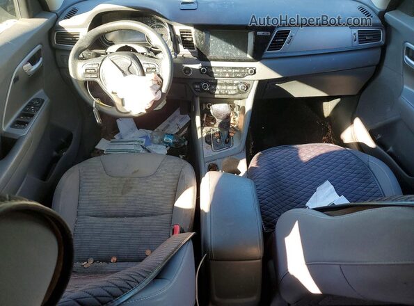 KNDCB3LCXH5036663 2017 KIA NIRO Blue Առջևի վահանակի տեսք