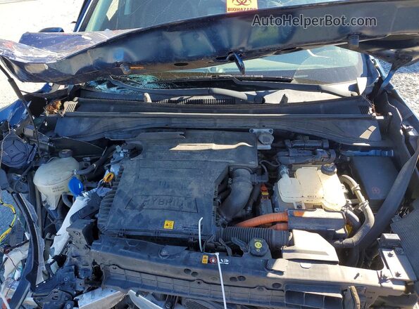 KNDCB3LCXH5036663 2017 KIA NIRO Blue Սալոնի հետևի տեսք