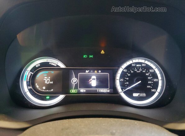 KNDCB3LCXK5322052 2019 KIA NIRO Красный Вид щитка приборов