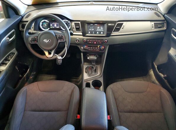 KNDCB3LCXK5322052 2019 KIA NIRO Красный Вид панели приборов