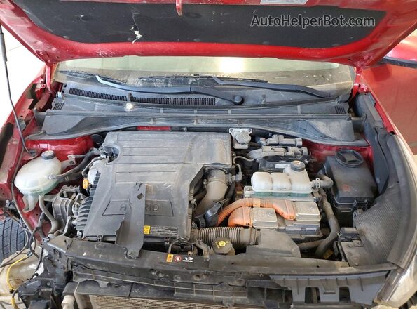 KNDCB3LCXK5322052 2019 KIA NIRO Красный Вид задней части салона