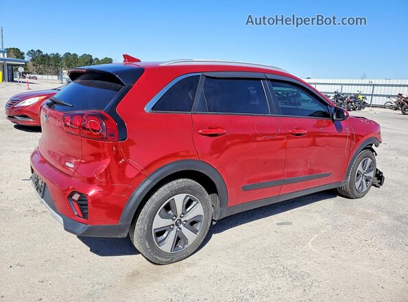 KNDCB3LCXM5478417 2021 KIA NIRO Burgundy Задня права чверть