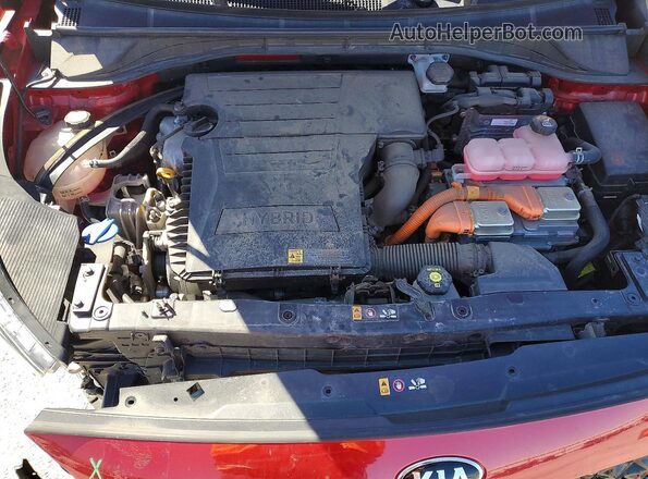 KNDCB3LCXM5478417 2021 KIA NIRO Burgundy Вид підкапотного простору
