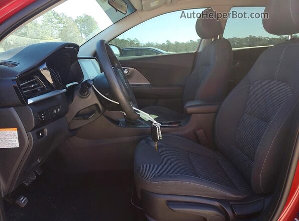 KNDCB3LCXM5478417 2021 KIA NIRO Burgundy Вид салону спереду