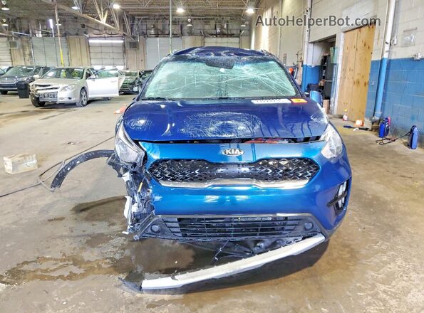 KNDCB3LCXM5485917 2021 KIA NIRO Blue Вид спереду