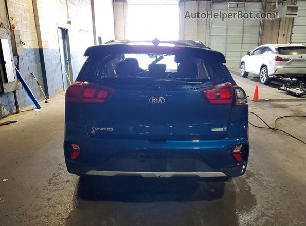 KNDCB3LCXM5485917 2021 KIA NIRO Blue Вид ззаду