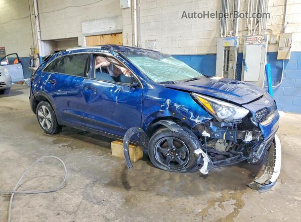 KNDCB3LCXM5485917 2021 KIA NIRO Blue Передня права чверть