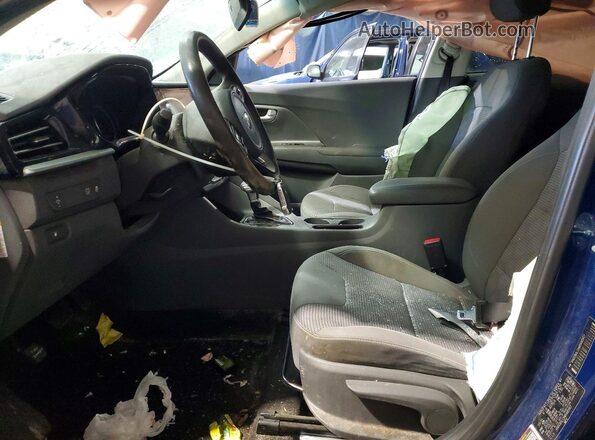KNDCB3LCXM5485917 2021 KIA NIRO Blue Вид салону спереду