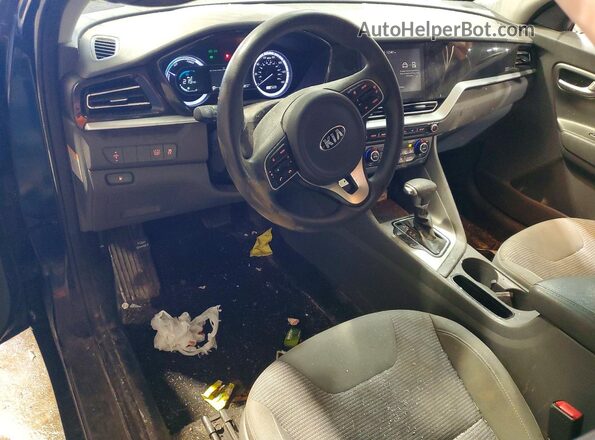 KNDCB3LCXM5485917 2021 KIA NIRO Blue Вид панелі приладів