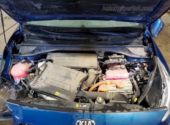 KNDCB3LCXM5485917 2021 KIA NIRO Blue Вид підкапотного простору