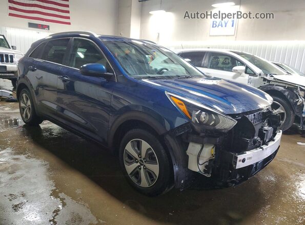 KNDCB3LCXN5534275 2022 KIA NIRO Blue Передня права чверть