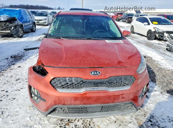 KNDCC3LC3M5476926 2021 KIA NIRO Orange Front view
