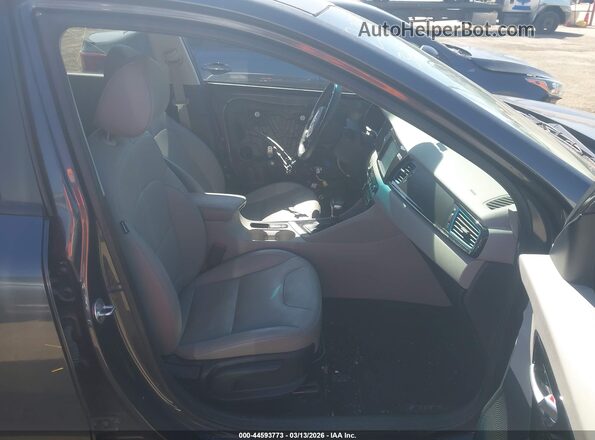 KNDCC3LD2K5251600 2019 KIA NIRO PLUG-IN HYBRID Gray Вид салону спереду