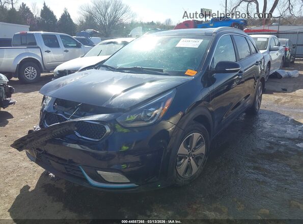 KNDCC3LD6K5253480 2019 KIA NIRO PLUG-IN HYBRID Black Vista tres cuartos delantera izquierda